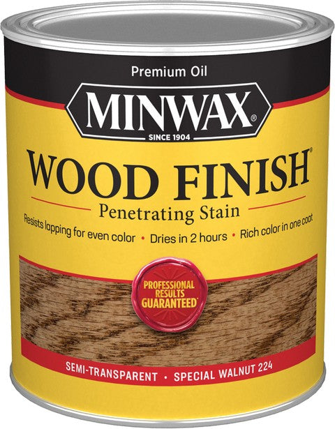 Minwax Special Walnut 224 Wood Finish Stain Quart