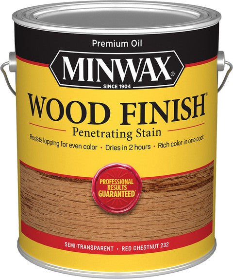 Minwax Red Chestnut 232 Wood Finish Stain Gallon