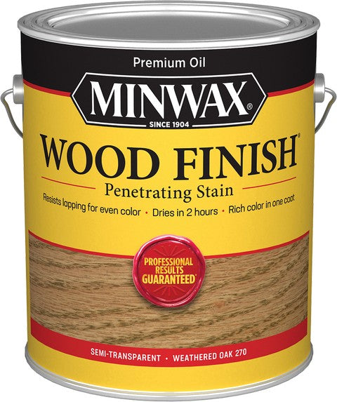 Minwax Weathered Oak 270 Wood Finish Stain Gallon
