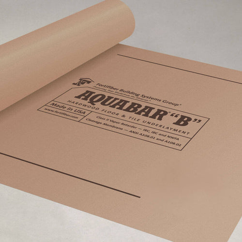 Fortifiber Aquabar B hardwood floor and tile underlayment roll