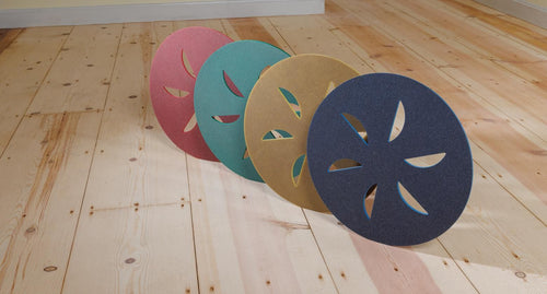 Norton SandDollar sponge floor pads red