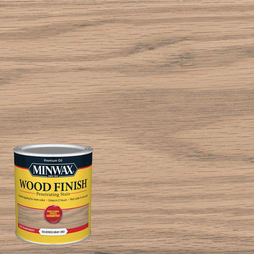 Minwax Wood Finish Semi-Transparent Stain Silvered Gray 282