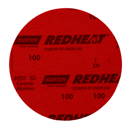 Norton Red Heat H955 Paper H&L Edger Disc 7 in 80 grit 66261078103