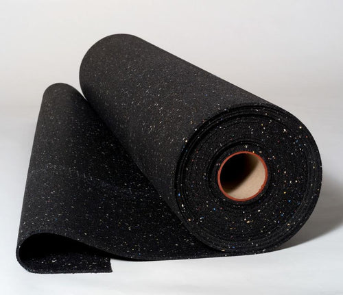 Ecore QTscu recycled rubber acoustic underlayment roll