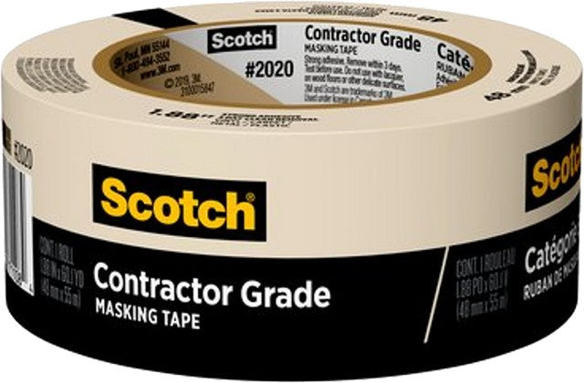 3M Scotch 2020-48MP Contractor Grade Masking Tape 2"