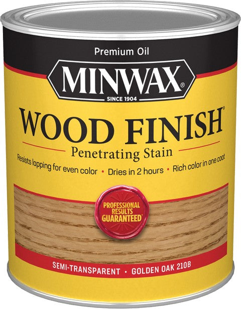 Minwax Golden Oak 210B Wood Finish Stain Quart