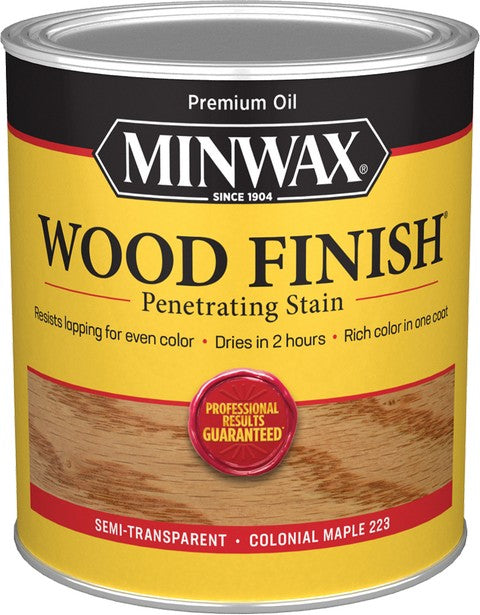 Minwax Colonial Maple 223 Wood Finish Stain Quart