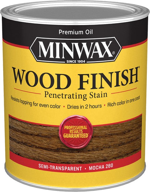 Minwax Mocha 280 Wood Finish Stain Quart