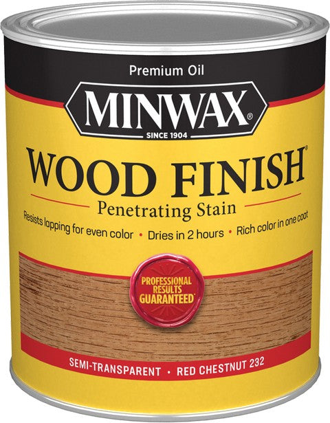 Minwax Red Chestnut 232 Wood Finish Stain Quart