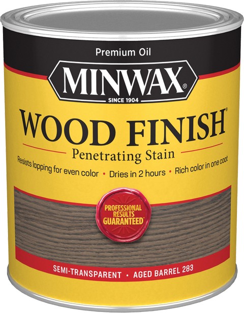 Minwax Aged Barrel 283 Wood Finish Stain Quart