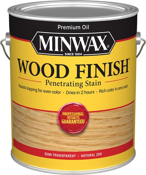 Minwax Natural 209 Wood Finish Stain Gallon