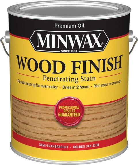 Minwax Golden Oak 210B Wood Finish Stain Gallon