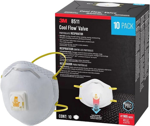 3M 8511 Respirator Dust Mask 10-pack