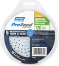 Norton 5 inch Hook & Loop Palm Sanding Disc G120