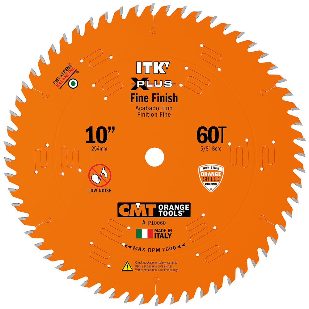 CMT ITK Plus P10060 10 in. 60-tooth fine finish circular saw blade