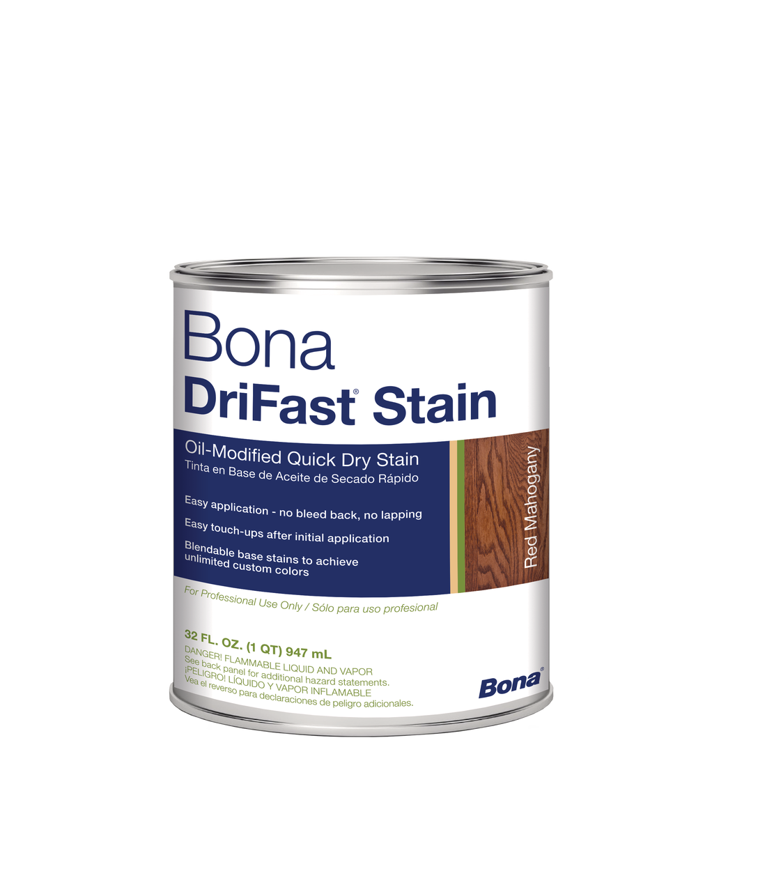 Bona DriFast Stain Quart Red Mahogany