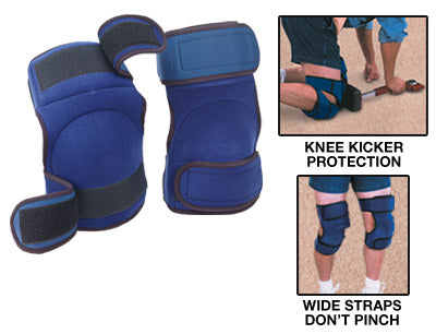 Crain No. 197 plain neoprene knee pads blue