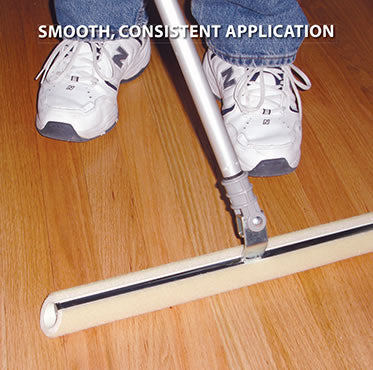 Duratool 18 inch lightweight T-Bar floor finish applicator with metal pole