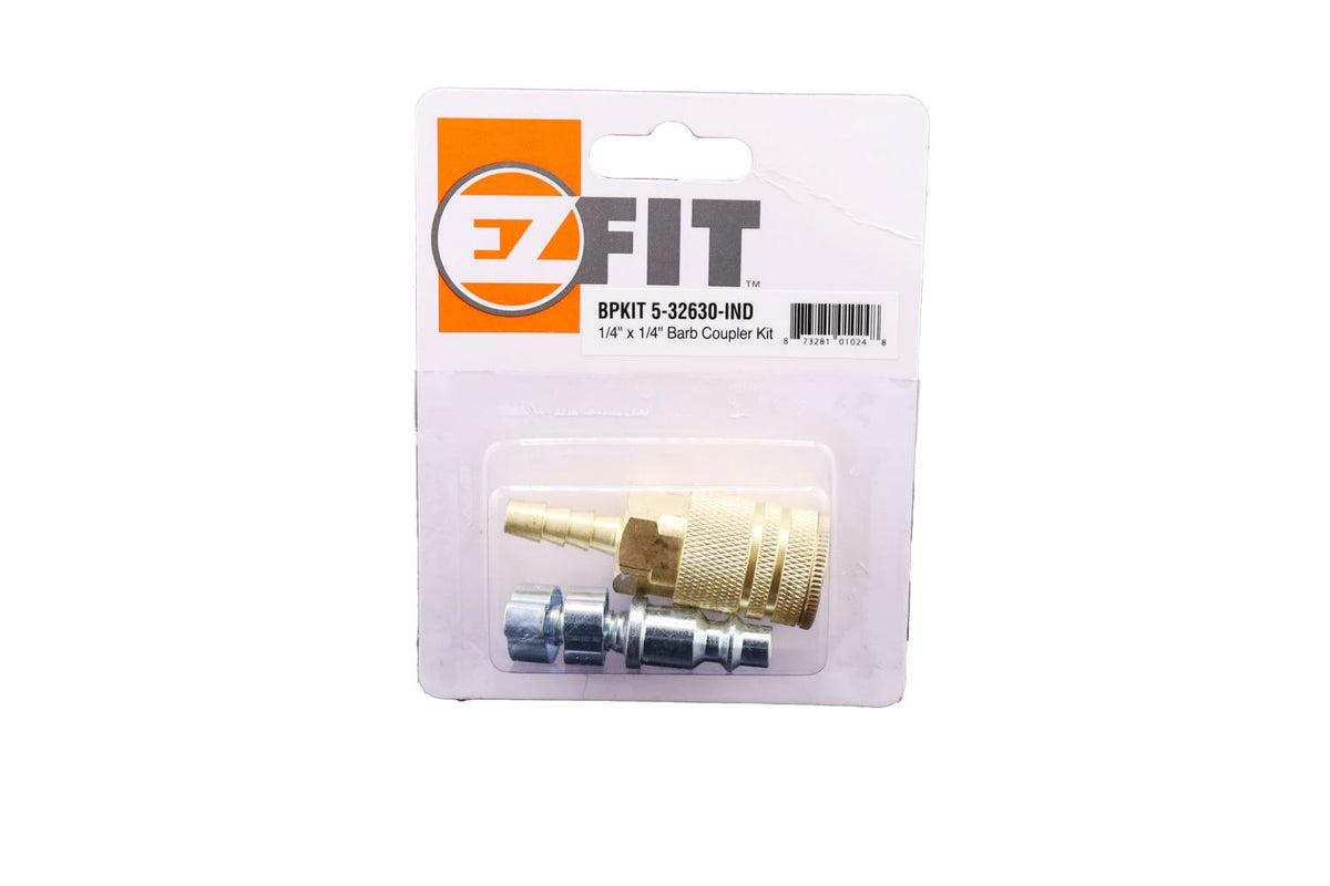 EZ Fit BP Kit 5 (32630) 1/4 inch x 1/4 inch barb coupler kit in blister pack