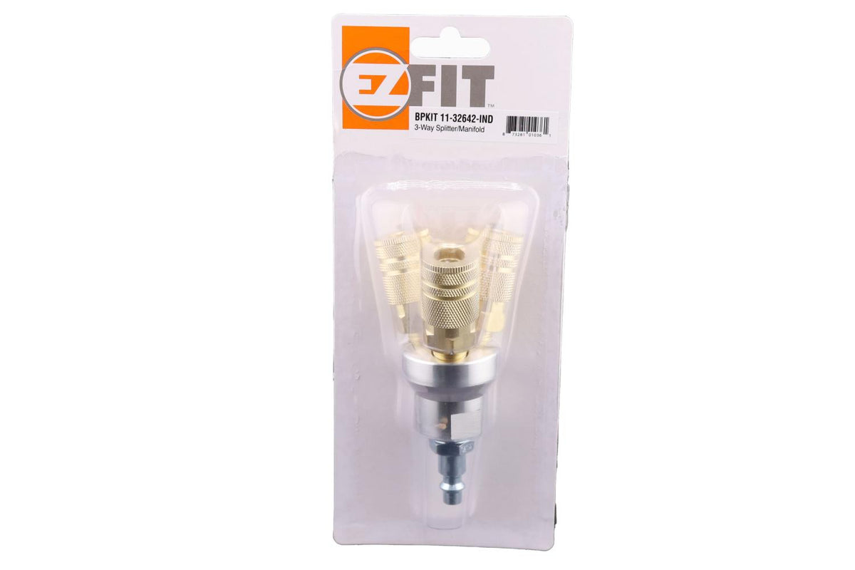 EZ Fit BP Kit 11 (32642) 3-way air splitter manifold in blister pack