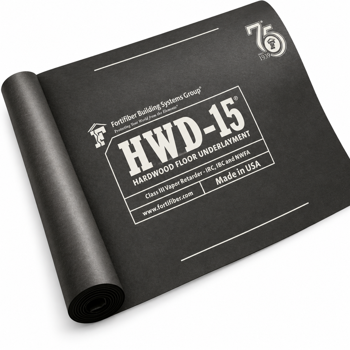 Fortifiber HWD-15 hardwood floor underlayment roll