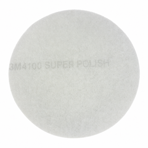 3M 4100 Super Polish Buffer Pad 16 in White
