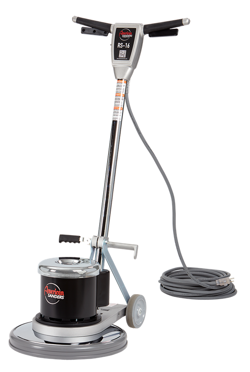 Clarke RS-16 rotary floor sander with dust control