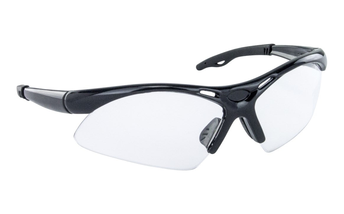 SAS Safety Diamondbacks safety eyewear 540-0200 black frame clear lens