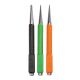 Pittsburgh 3 piece nail punch set with rubber grips