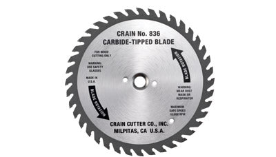 Crain No. 836 carbide-tipped blade