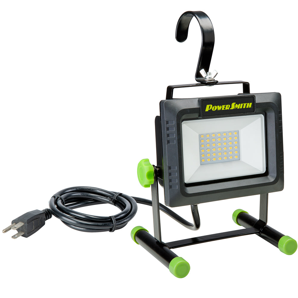 PowerSmith PWLS040H 4000 lumen LED work light with stand and hook