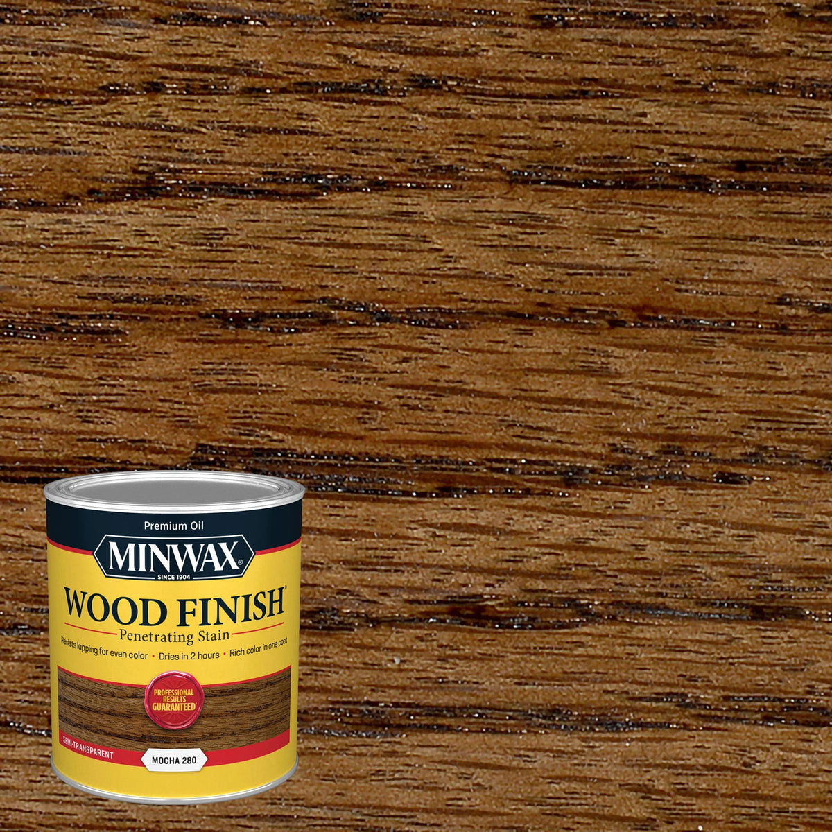 Minwax Wood Finish Semi-Transparent Stain Mocha 280