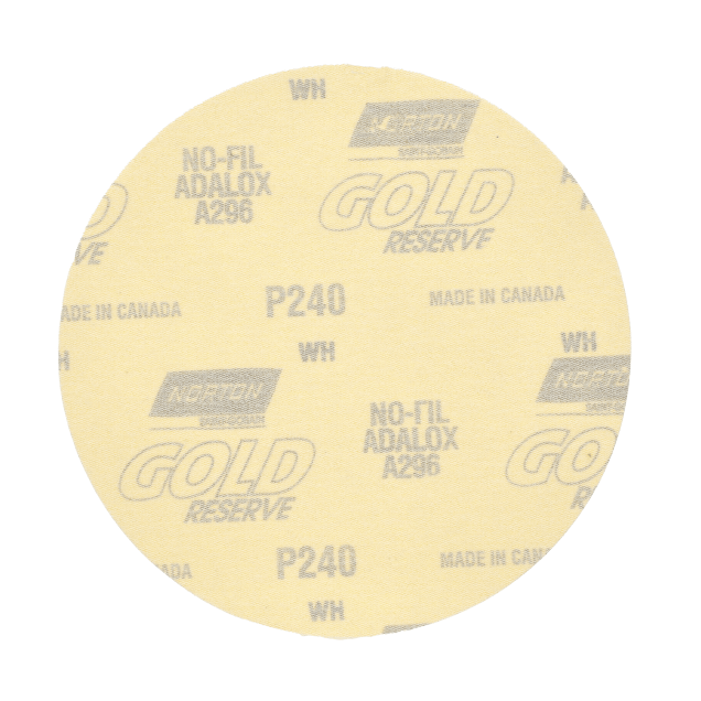 Norton Gold Reserve A296 Paper H&L Disc 6 in 60 grit 78072725824