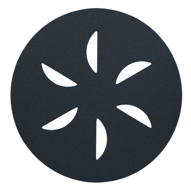 Norton SandDollar round sponge floor pad blue