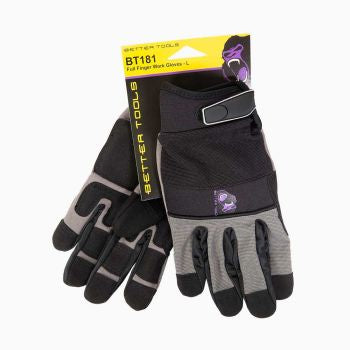 Better Tools BT181 full finger work gloves size L