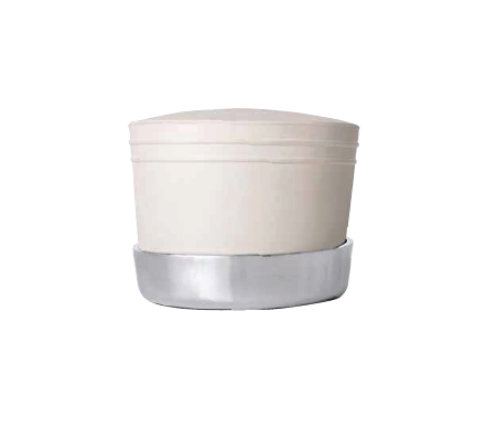 Pro-Drive Fasteners CAP600W white mallet cap with steel retention ring