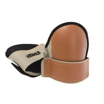 BIHUI neoprene leatherette knee pads brown tan
