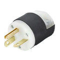 Hubbell HBL5466C Insulgrip industrial grade male plug, NEMA 6-20P, 20A 250V