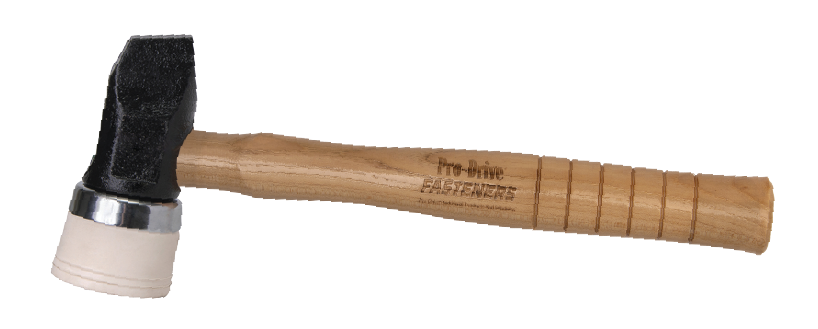 Pro-Drive Fasteners M5W flooring mallet with steel head and white cap